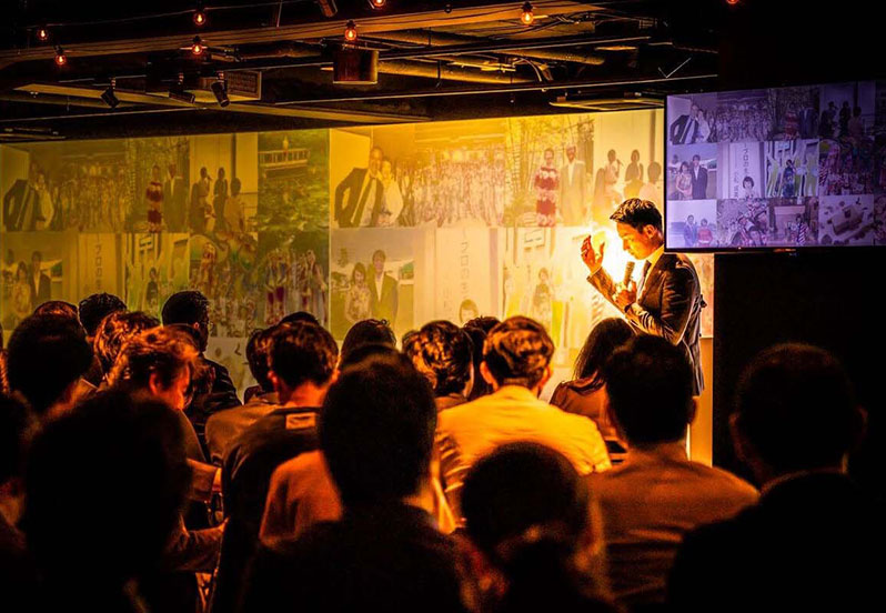 起業家の講演